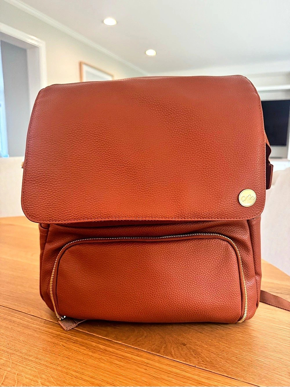 CleverMade Lily Diaper Backpack Brown Like New